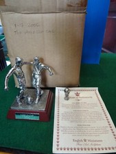English Miniatures -"World Cup 2006" Footballer Display -Hand Finished in Pewter