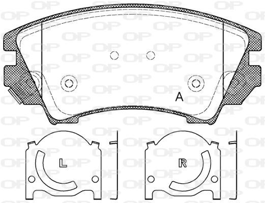 Plaquettes de frein Opel Zafira Tourer C 2.0 CDTI en céramique premium