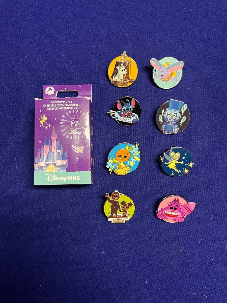 2023 Disney Parks Joey Chou Mystery Box Complete 8 Pin Set NEW | eBay
