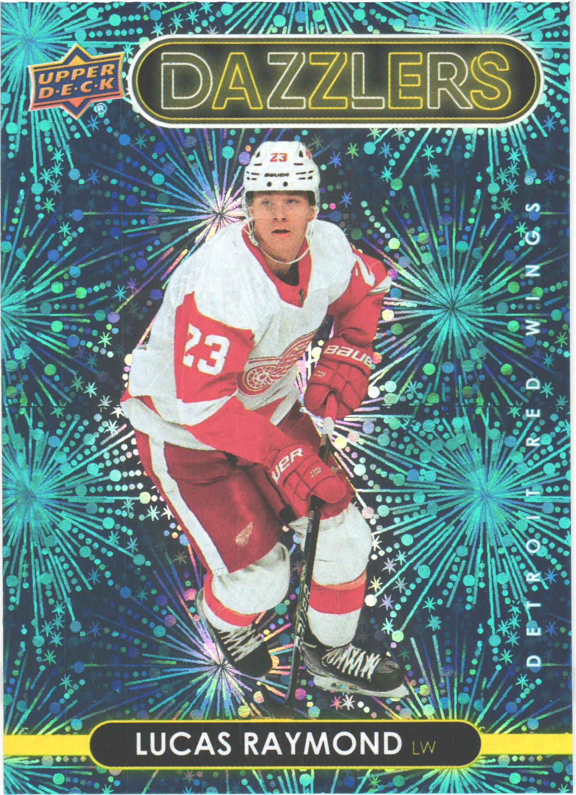 2021 upper deck Blue dazzlers Lucas Raymond