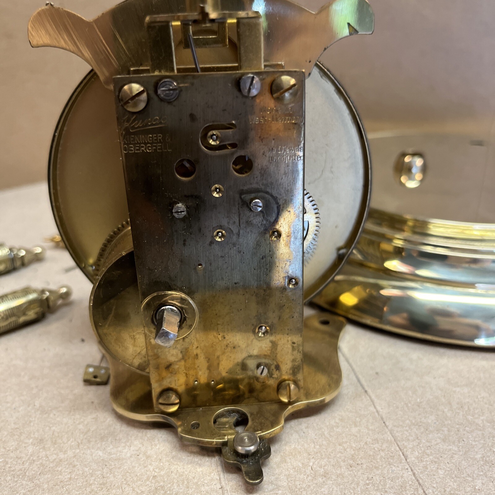 VINTAGE KUNDO ANNIVERSARY CLOCK (Parts Or Repair) eBay