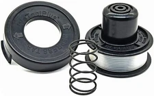 Trimmer Line - Cap - Spring Replacement Spool Pack for Black & Decker RS-136-BKP