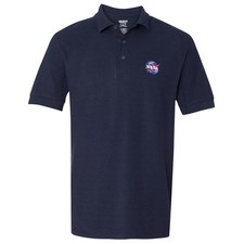 Men's Nasa Insignia Logo Embroidered 100 Cotton Shirt FREE SHIP