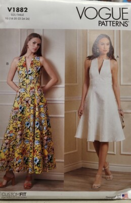 R11482 VOGUE SEWING PATTERN MISSES 18 20 22 24 26 UNCUT FIT AND FLARE DRESS | eBay R11482 VOGUE SEWING PATTERN MISSES 18 20 22 24 26 UNCUT FIT AND FLARE DRESS | eBay