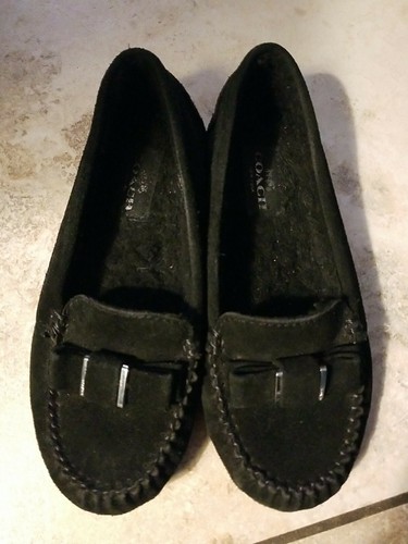 COACH ALISHA Women's Shoes Black Suede 