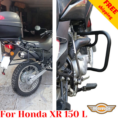 For Honda XR150L Crash bars Rack luggage System XR125 Road engine