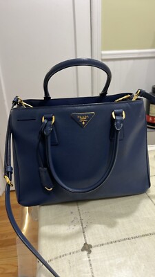Prada BN1874 Saffiano Lux Blue With Strap