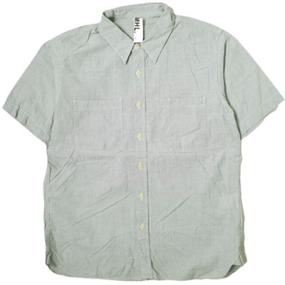 MHL. MARGARET HOWELL Japan SHORT-SLEEVE SHIRTS 579-150268 S Light 