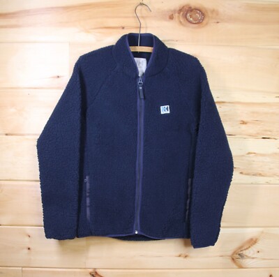 Helly Hansen Blue Small Thick Warm Fleece Full Zip Sweatshirt Jacket Adult S