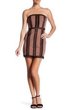 FREE PEOPLE size 10 Embroidered Tube Dress NEW $250 MSRP