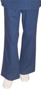 Clearance 2 Pockets Unisex Scrubs Pants Ceil Blue Color