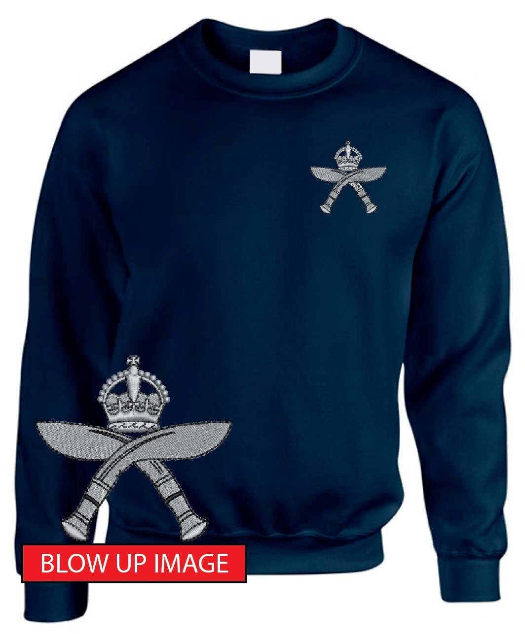 Sweatshirt -  The Brigade of Gurkhas Unit (Embroidered) image 2