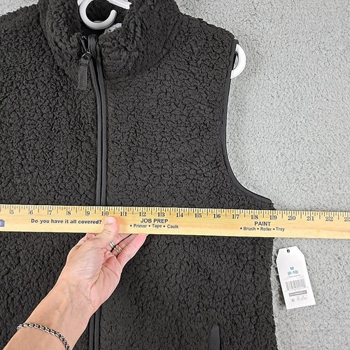 Time And Tru Women's and Plus Sherpa Vest Size M (8-10) - Picture 14 of 15