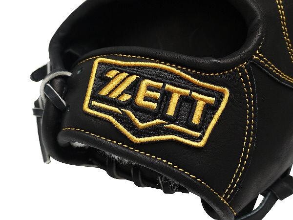 ZETT Pro Japan Steerhide 11.75 inch Infielder Glove - Black
