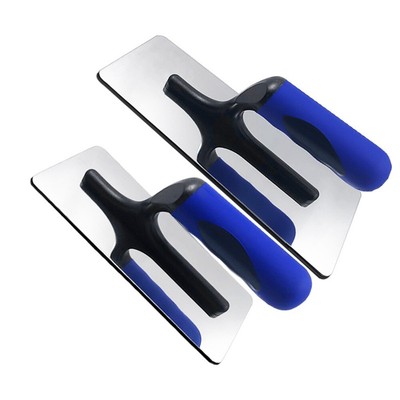 Stainless Steel Venetian Plaster Trowel 2 PC Paint Plastering Finishing2106