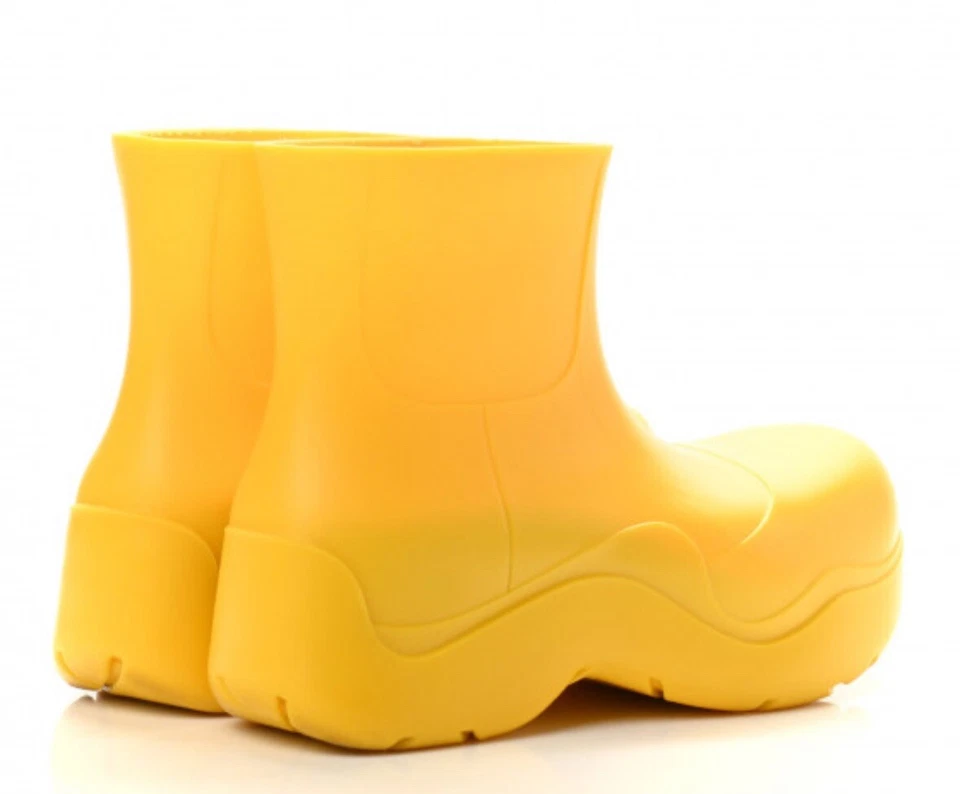 NUEVAS Botas de Lluvia Bottega Veneta Charco (TALLA: 40) Amarillo Pull On - Sin Caja Foto 3 de 4