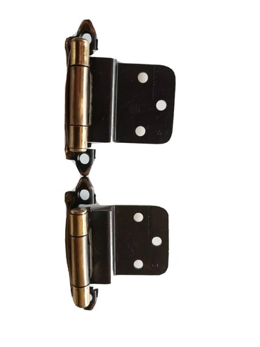 Vinterage Amerock Door Hinges BP-7329-RB Regency Bronze Dresser Kitchen Bathroom - 第 1/6 張圖片