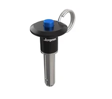 Jergens Quick-Release Pin (KLP), Button Handle, 1/4" x 4.00", Alloy Steel