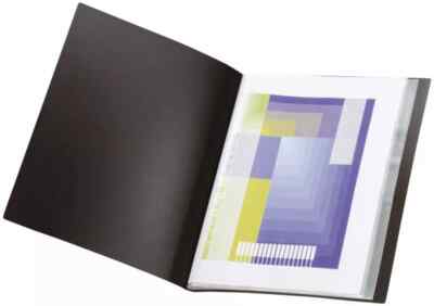 Sichtbuch Präsentationsmappe Sichtmappe A3, 20 Hüllen schwarz Q-Connect KF15390