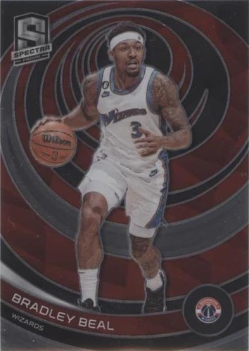 NBAカード SPECTRA BRADLEY BEAL AUTO/10シリ Bradley Beal 2022-23 Panini Spectra Asia Blue Orange SP /49 #50