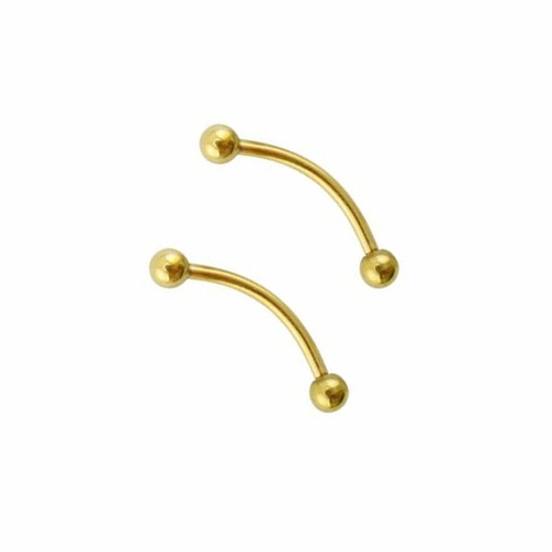 Coppia Bilanciere Lingua Occhi di Serpente 16G Acciaio Chirurgico Anodizzato - 4 Colori - Foto 5 di 6