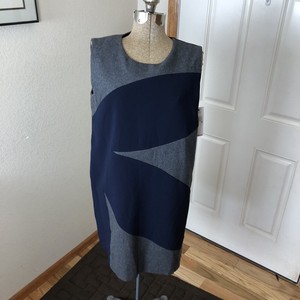 dkny navy blue dress