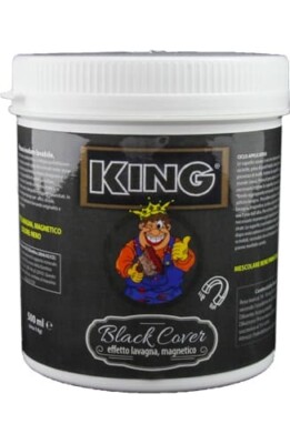 Pittura Lavagna effetto Magnetico confezione 1 Kg - BLACK1000 King