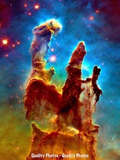 Pillars of Creation 8.5x11" Photo Print, Eagle Nebula, M16, Astronomy Space Art