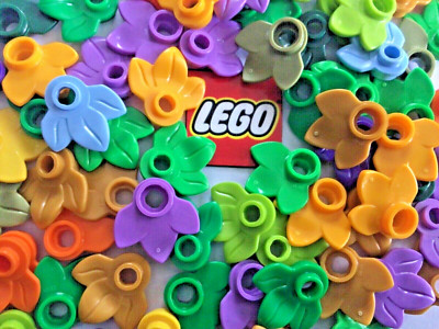 Lego Pflanze Platte 1x1 mit 3 Blättern (16 Stück) Design ID 32607