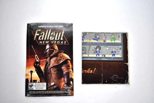 NUOVO Fallout New Vegas set di 4 sottobicchieri preordine / Fallout 4 POSTER Vault Tec - Foto 2 di 5