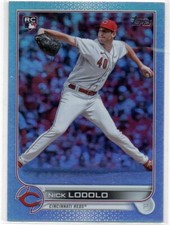 2022 Topps Update RAINBOW FOIL #US298 Nick Lodolo CINCINNATI REDS Rookie Card 46. rookie card picture