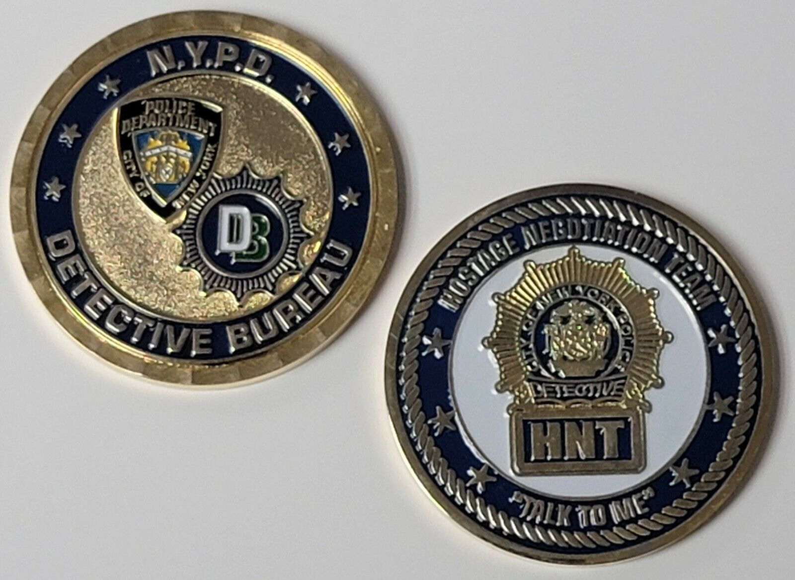 NYPD Stickman Challenge Coin