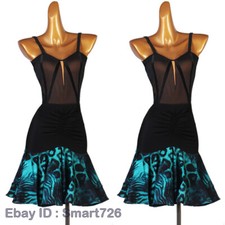 Latin Rumba Cha Cha Tango Standard Ballroom Practice Dance Dress Dancewear