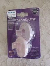 Philips AVENT Super Soothie Pacifier 2-Pack Pink  Light Purple 3  18m BPA-Free