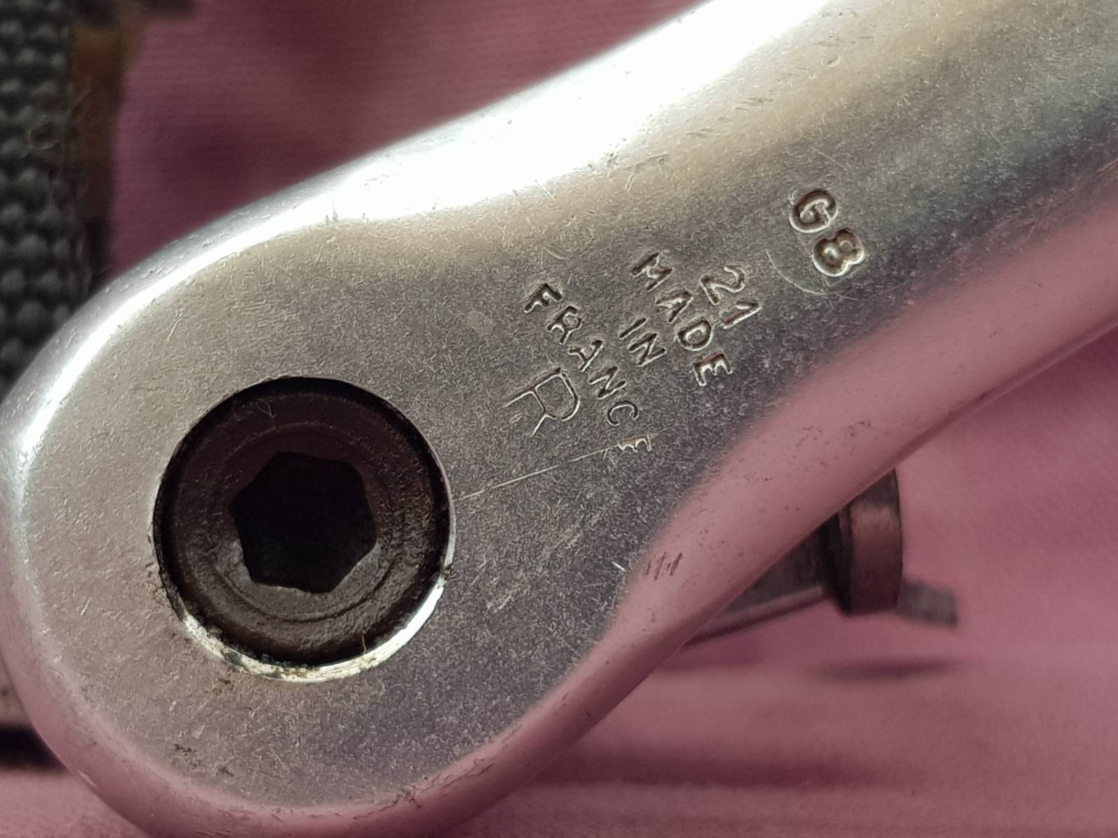 Gruppo bici da corsa retrò Stronglight SAHS Huret Weinmann foto 6