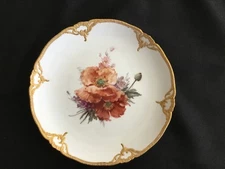 KPM Art Nouveau Floral Plate