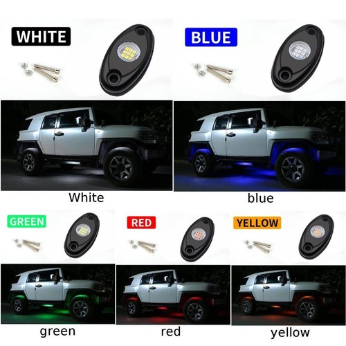 SUV Lamp LED Rock Lights Dust-Proof Lights Toughed Glass Lens Outdoor Lighting - Picture 7 of 17
