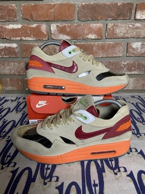 Size 7.5 - Nike Air Max 1 2021 Kiss of Death Clot Preowned No Box DD1870-100
