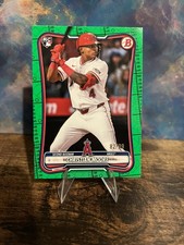2026 Bowman Baseball CHRISTIAN MOORE RC Green Pattern /99 SP Angels
