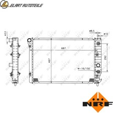 RADIATORE RAFFREDDAMENTO MOTORE 50215 PER CHEVROLET LS1 5.7L 8cyl CORVETTE 