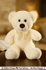 15'' Plush Teddy Bear – Soft Stuffed Animal Toy Doll for Kids & Girls Birthday