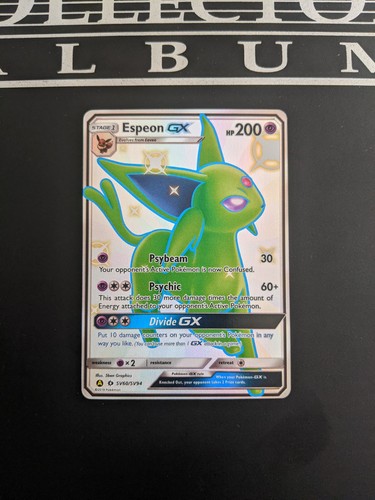 MINT/NM Espeon GX SV60/SV94 Hidden Fates
