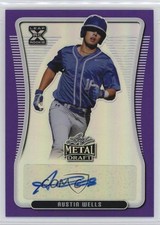2020 Leaf Metal Draft Purple Rainbow 15/25 Austin Wells #BA-AW2 Auto 0ko