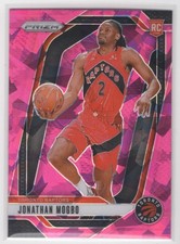 #260 Jonathan Mogbo 2024-25 Panini Prizm Pink Ice / RC Toronto Raptors