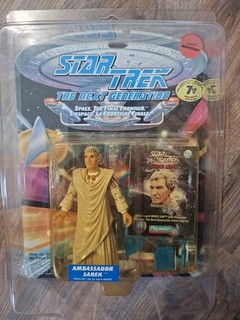 Star Trek Playmates Action Figur SAREK Space Cap Pog Canada RARE