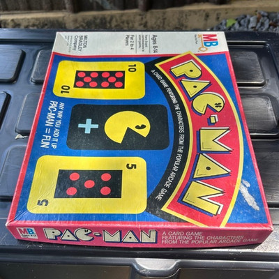 Milton Bradley Pac-Man Vintage Card Game (1982) 2-4 Players Ages 8-14 MPN 4222