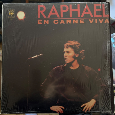 Raphael En Carne Viva Lp Vinyl 1981 Latin Pop Chanson Hispavox Venezuela