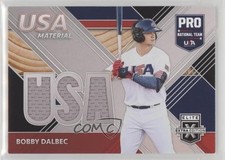 2020 Panini Elite Extra Edition USA Baseball Material Black Bobby Dalbec z3a