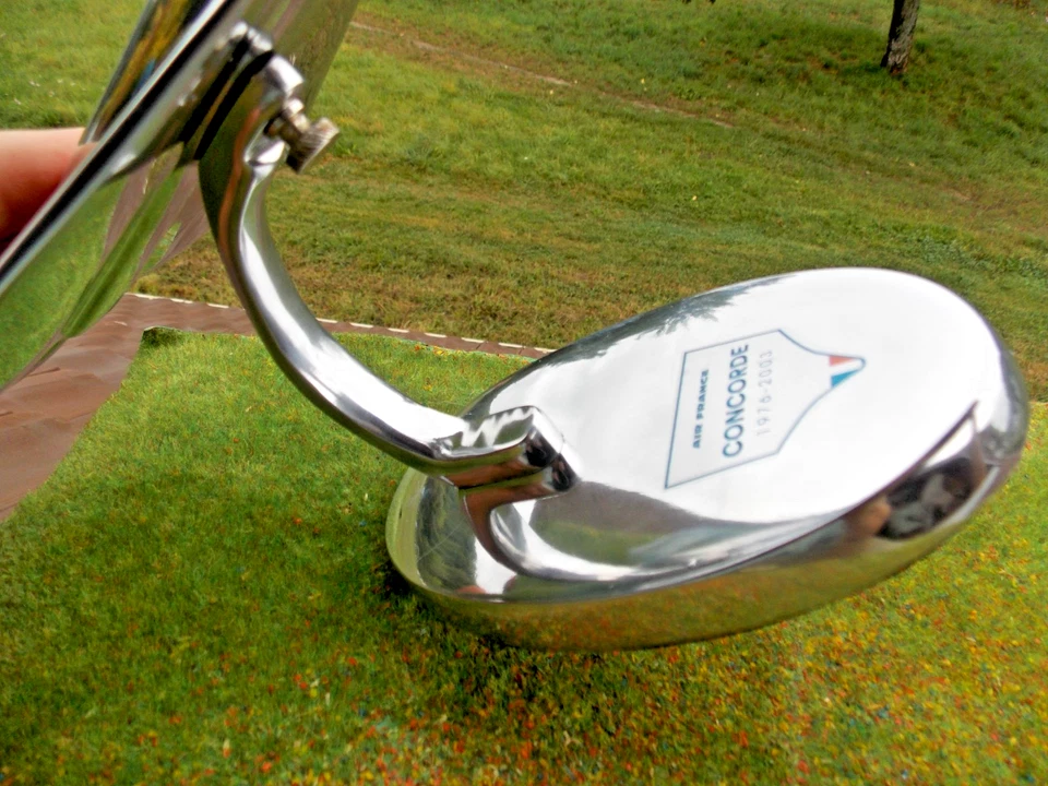 Avion Concorde Air France en aluminium sur socle longueur 31cm - Photo 3/4