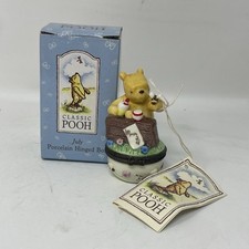 Midwest Cannon Falls Disney Classic Pooh July Lemonade Porcelain Hinged Box PHB